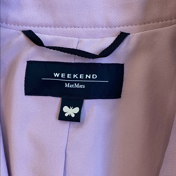 Weekend Max Mara Lavender Blazer Tailored Italian Designer Jacket - Picture 3 of 12